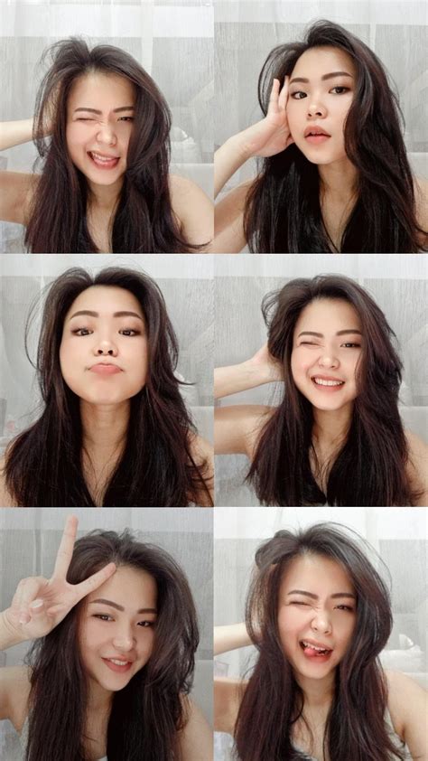 Selfie poses 🏻 #reazchonpic | Pose selfie, Pose fotografi, Permodelan