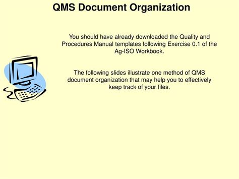 Image result for QMS Documentation Examples