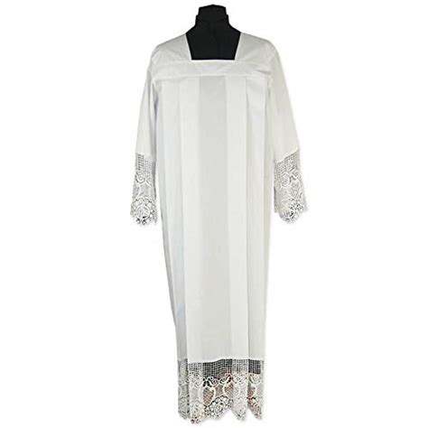 Buy Traditional Priest Alb with pleats, White Alb, Albs for Priest ...