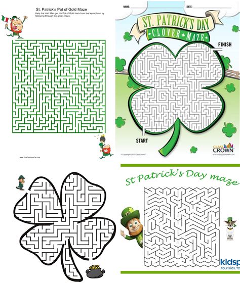 Printable St Patrick's Day Games