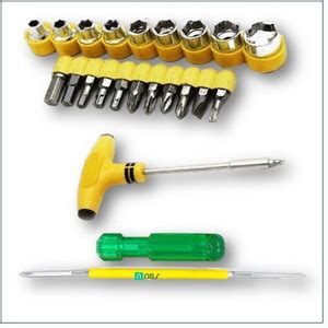 NBS NBS Screwdriver 2x1-4" and 21 Piece Goti Set Hand Tool Kit Price in ...