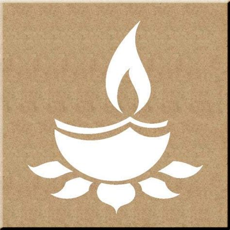 Buy Sticker Hub Wood Diya Rangoli Making Stencil (Combo Pack of 1) RS60 ...