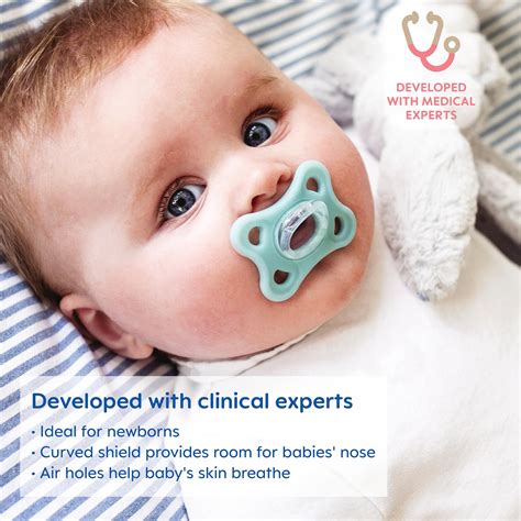 Snapklik.com : Comfort Pacifiers, Newborn Pacifiers, 4 Count, Pacifiers ...