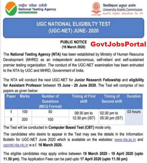 Image result for UGC Net Notification