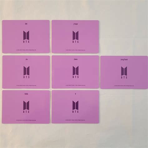 BTS OFFICIAL MERCH BOX #5 Photo card, Magnet RM JIN | Ubuy India