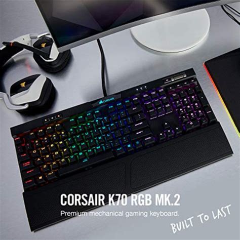 Corsair K70 RGB MK.2 Wired USB Standard Gaming Keyboard Compatible with ...