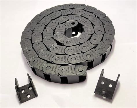 ATC 1 Mtr Black Plastic Cable Carrier Drag Chain 10 mm x 15 mm for CNC ...