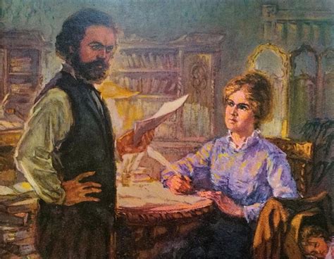Художник Гао Ман (КНР). Карл Маркс, Фридрих Энгельс, их соратники ...