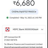 [Resolved] Cashe — Payment not reflecting