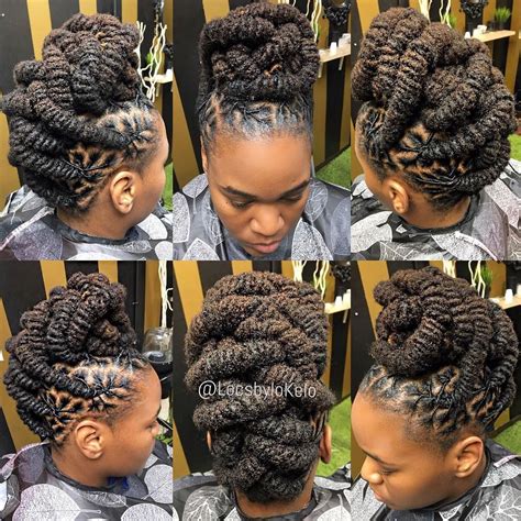 How To Do Barrel Twist On Short Dreads - Maudie Brown Coiffure