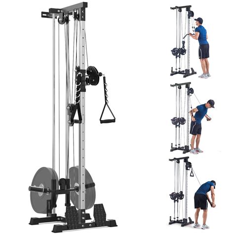 Pulldown Machine, Cable Machine with High and Low Pulley Station, Row ...
