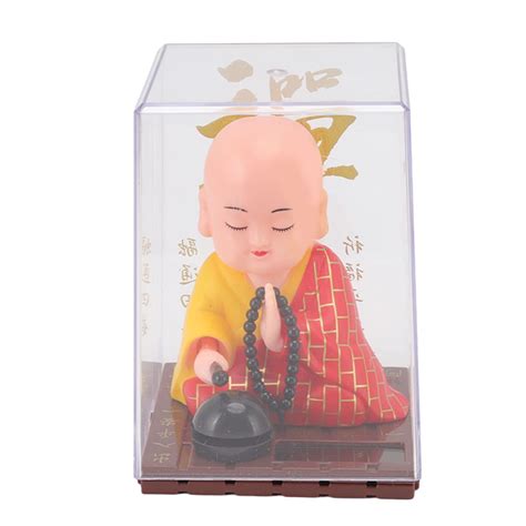 Buy Mumusuki Buddhist Figurine, Head Shaking Monk Figurine Buddhist ...