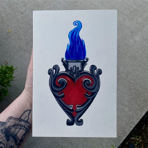Sacred Heart Art Tattoo