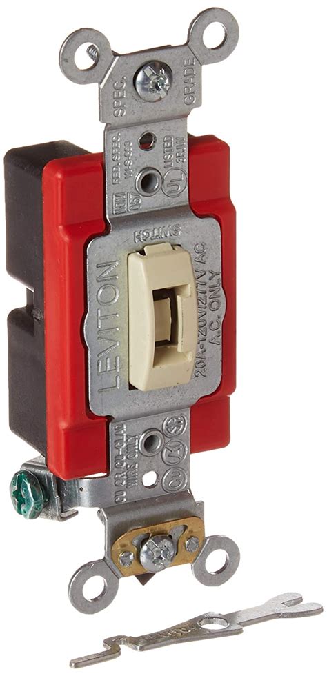 Leviton 20-Amp Toggle Switch 1221-2IL, Ivory : Amazon.in: Home Improvement