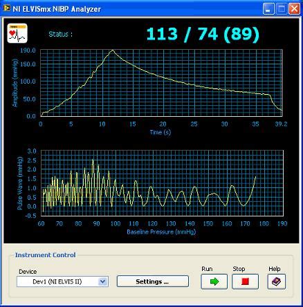 LabVIEW Runtime Engine 的图像结果