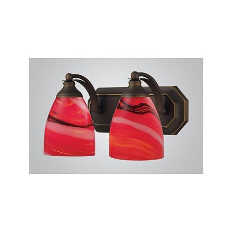 Westmore Lighting 2-Light Aged Bronze Contemporary/Modern in the Vanity ...