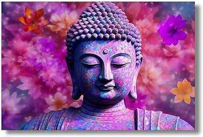 SAF Unframed Rolled Art Print|Lord Buddha Canvas Wall Art Print for ...