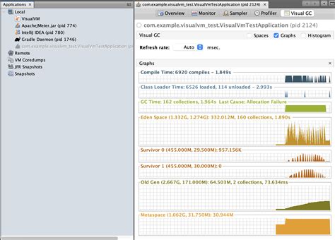 Image result for Use VisualVM to Profile Spring Boot