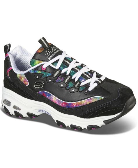Skechers Women's D'lites - Whimsical Dreams Wide Width Walking Sneakers ...