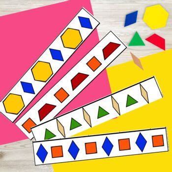 Image result for Pattern Block Activity Cards