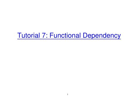 Image result for Functional dependency tutorial