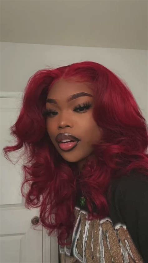 Maroon Hair dye INSPO ️