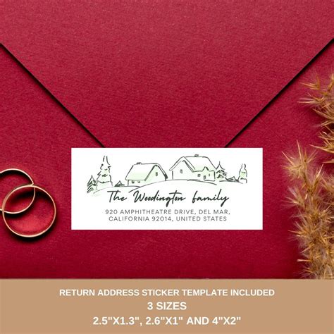 Image result for Envelope Return Address Labels