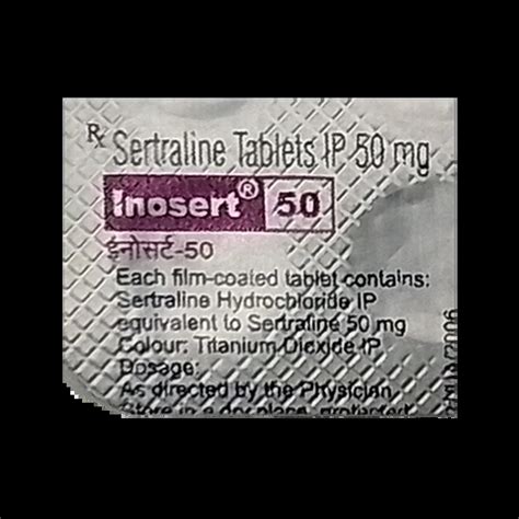 INOSERT 50MG TABLET 10'S Price, Uses, Side Effects & Substitutes | Medkart