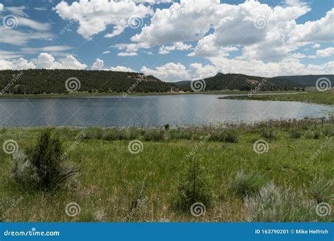 Quemado Lake in Central New Mexico. Stock Image - Image of outdoor ...
