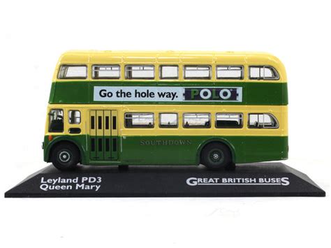 1970 Leyland PD3 Queen Mary 1:76 Atlas diecast scale model bus | Scale ...