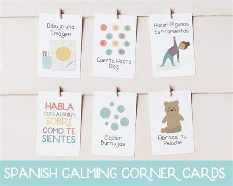 Calming Corner Spanish, Esquina De Calmarse, Spanish Calming Corner ...