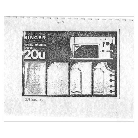 Singer Model 20U33 的图像结果