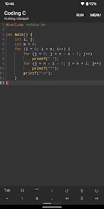 C Coding App 的图像结果