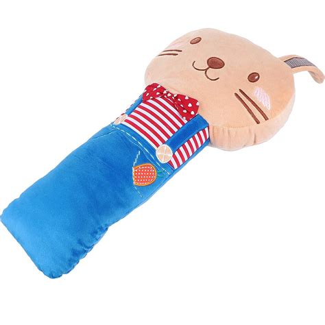 Buy JUNIOR JOE Soft Velvet Car Seat Belt Pillow for Kids | Travel Neck Pillow with Cushion ...