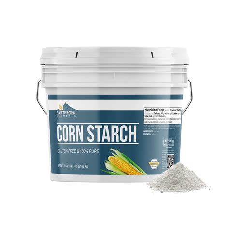 Earthborn Elements Corn Starch 1 Gallon - Thickener for Sauces, Soup ...