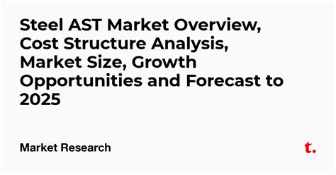 Steel AST Market Overview, Cost Structure Analysis, Market Size, Growth ...