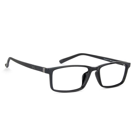 Black Full Rim Rectangle Lenskart Air Comfort VC E10116 - C7 Eyeglasses