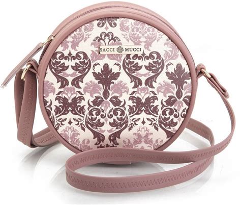 Buy Sacci Mucci Women Pink Sling Bag Blush- Damask Online @ Best Price ...