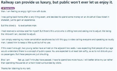 Shatabdi Express passenger's rant post sparks civic sense debate