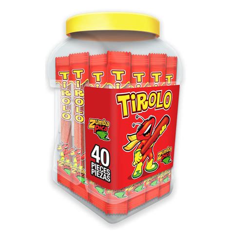 Zumba Pica Tirolo Tamarind Straw 40 Count Tamarindo Mexican Candy ...