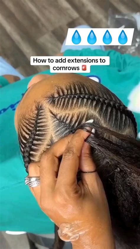 Cornrow Extension Braid Styles 的图像结果