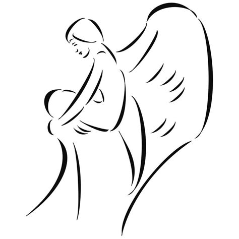 Angel 3 Wall sticker | wall-art.com