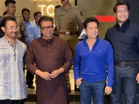 Aamir Khan touched Dharmendra's feet at 'Loveyapa' special screening ...