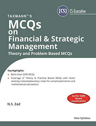 Buy Taxmann's MCQs on Financial & Strategic Management -Theory and ...