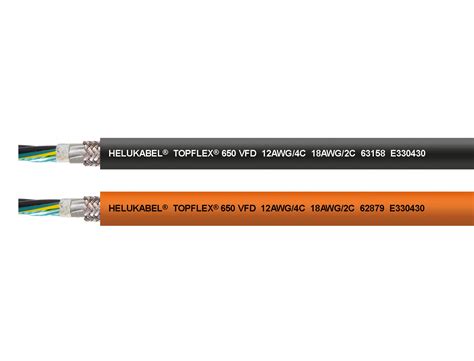 TOPFLEX® 650 VFD black 4 x AWG 12 + 2 x AWG 14