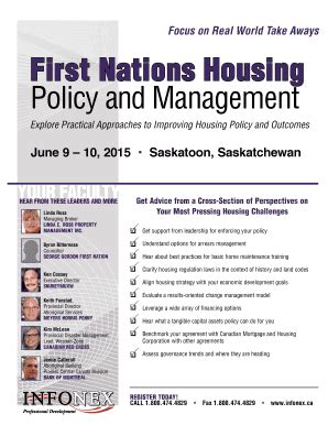 Fillable Online infonex First Nations Housing - infonex Fax Email Print ...