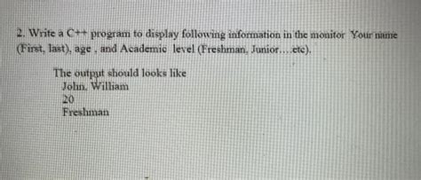 Image result for Write a C Program That Display Your Nam Age Address Using Function
