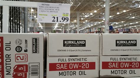 Engine Oil Change Costco at William Howerton blog