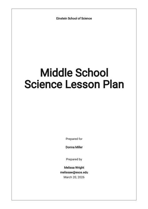 Image result for Sample Science Lesson Plan Template