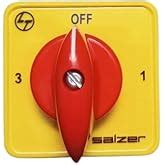 SALZER (L&T) Cam Operated Rotary Switch S6 B13 6Amps Phase Selector 1 ...